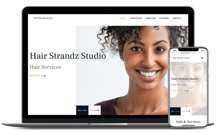 PremPage Example Website